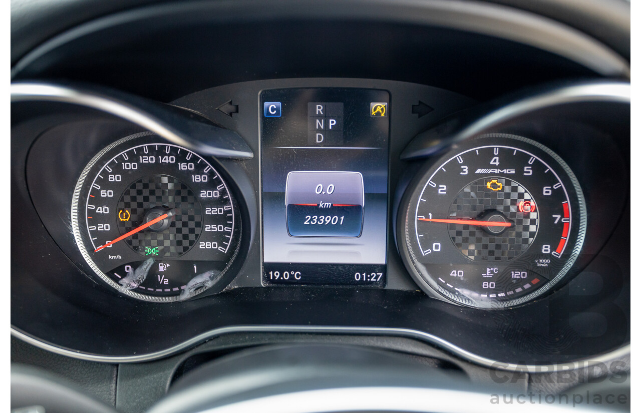 12/2016 Mercedes-Benz GLC 43 AMG (AWD) 253 MY17 4D Wagon Diamond White Bright Turbo 3.0L