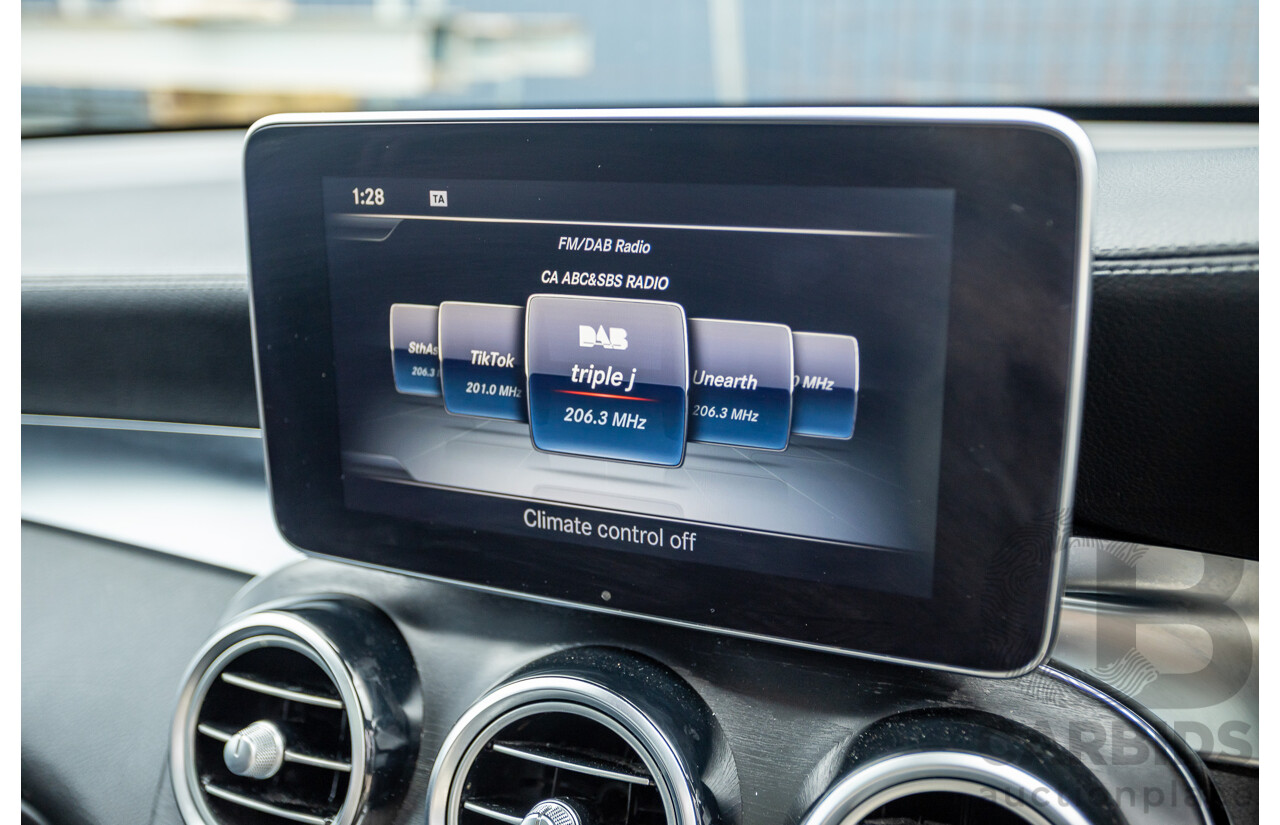 12/2016 Mercedes-Benz GLC 43 AMG (AWD) 253 MY17 4D Wagon Diamond White Bright Turbo 3.0L