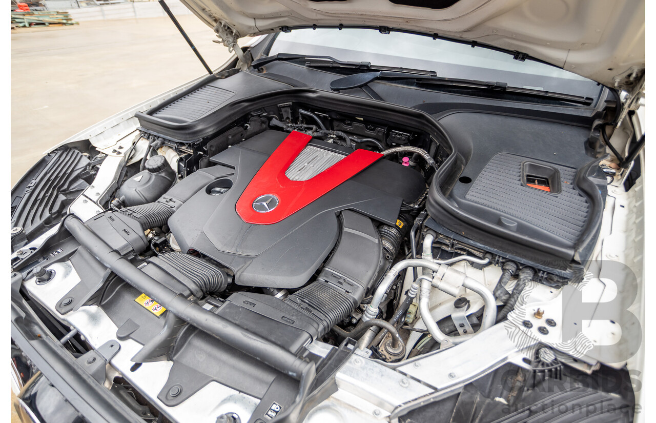 12/2016 Mercedes-Benz GLC 43 AMG (AWD) 253 MY17 4D Wagon Diamond White Bright Turbo 3.0L