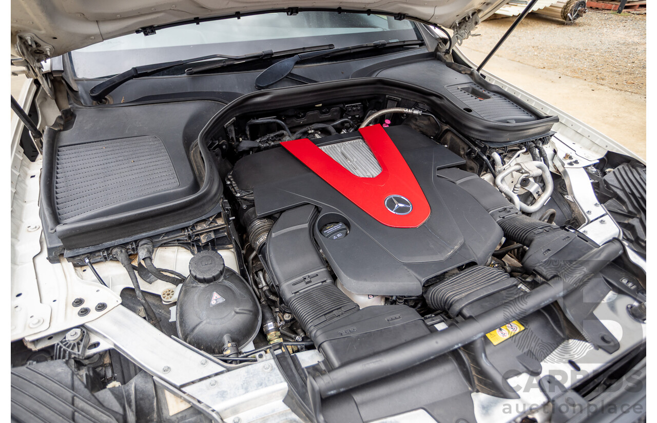 12/2016 Mercedes-Benz GLC 43 AMG (AWD) 253 MY17 4D Wagon Diamond White Bright Turbo 3.0L