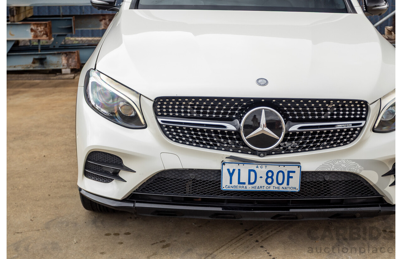 12/2016 Mercedes-Benz GLC 43 AMG (AWD) 253 MY17 4D Wagon Diamond White Bright Turbo 3.0L