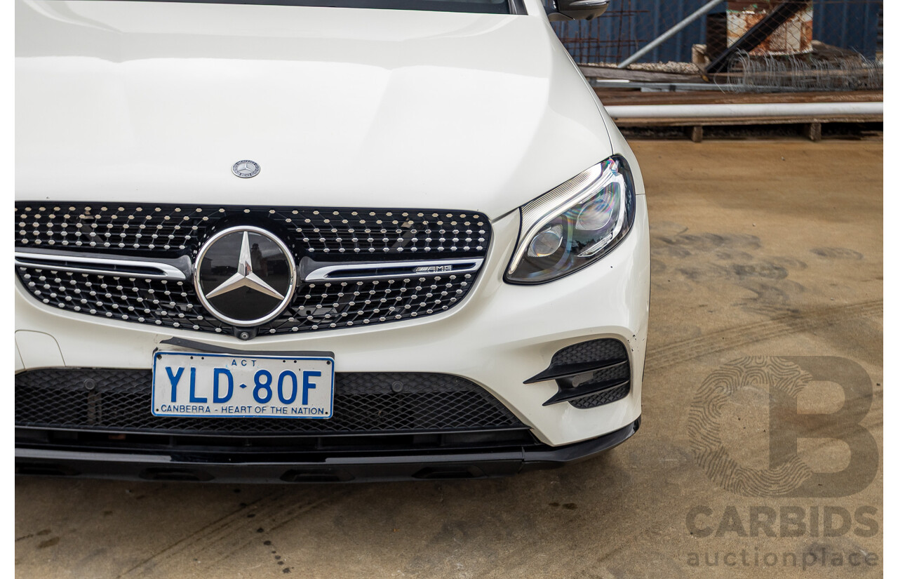 12/2016 Mercedes-Benz GLC 43 AMG (AWD) 253 MY17 4D Wagon Diamond White Bright Turbo 3.0L