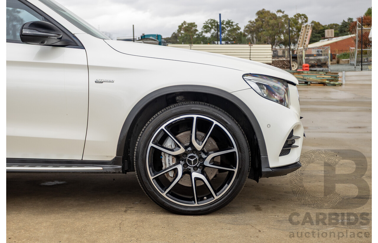 12/2016 Mercedes-Benz GLC 43 AMG (AWD) 253 MY17 4D Wagon Diamond White Bright Turbo 3.0L