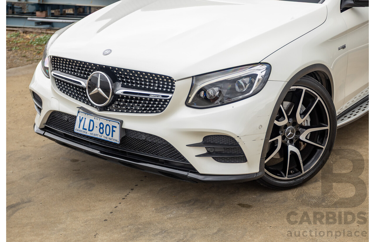 12/2016 Mercedes-Benz GLC 43 AMG (AWD) 253 MY17 4D Wagon Diamond White Bright Turbo 3.0L