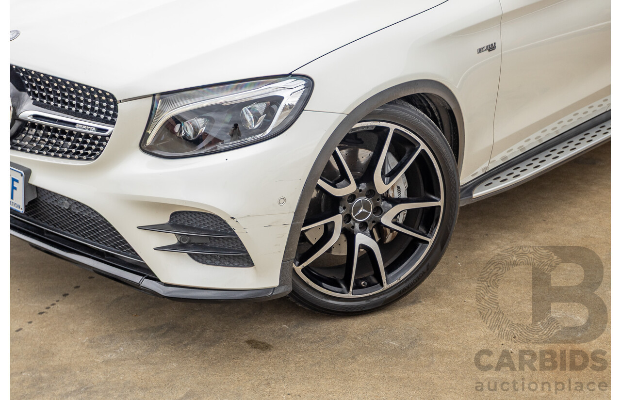 12/2016 Mercedes-Benz GLC 43 AMG (AWD) 253 MY17 4D Wagon Diamond White Bright Turbo 3.0L