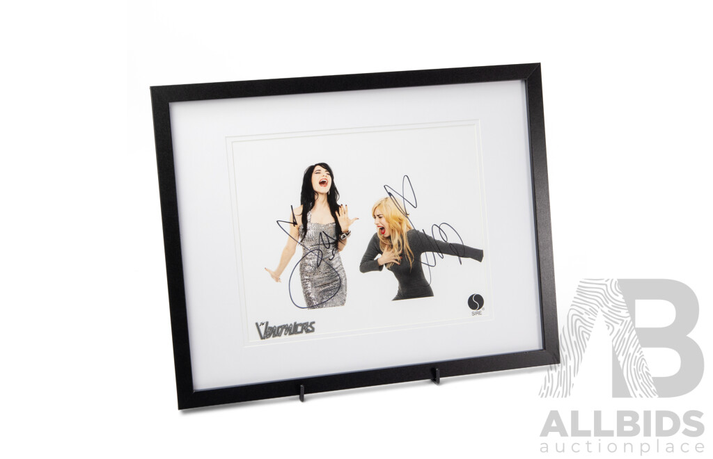 The Veronicas VIP Bundle - Includes Program, Framed Signed Photograph & Concert Ticket