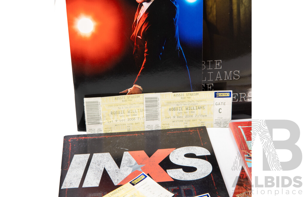 Large Collection of Concert Programs, Tickets and Other Memorabilia