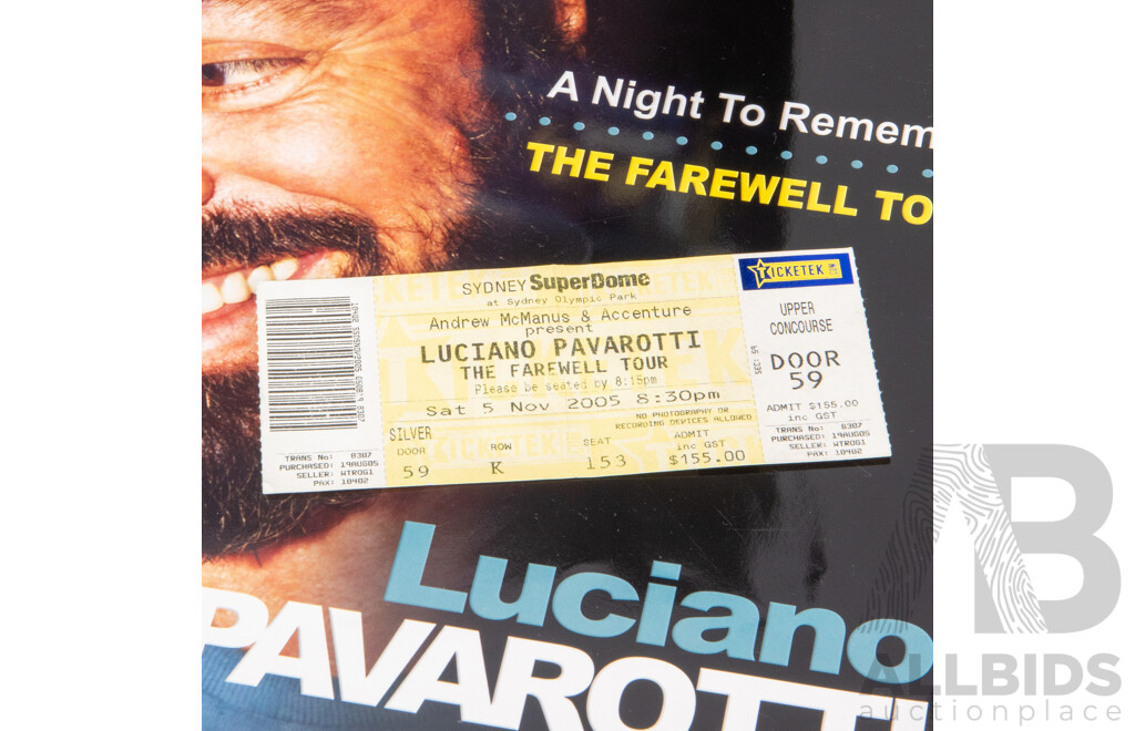 Large Collection of Concert Programs, Tickets and Other Memorabilia