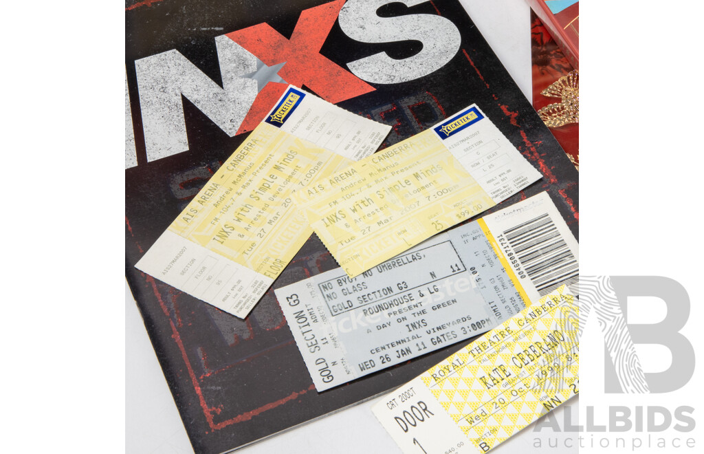 Large Collection of Concert Programs, Tickets and Other Memorabilia