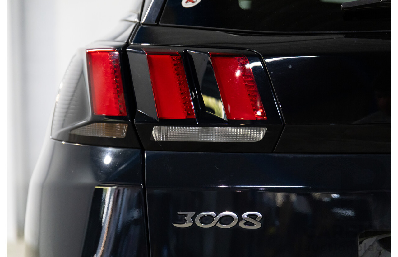 08/2017 Peugeot 3008 GT Line (FWD) P84 4d Wagon Cumulus Grey Metallic Turbo 1.6L