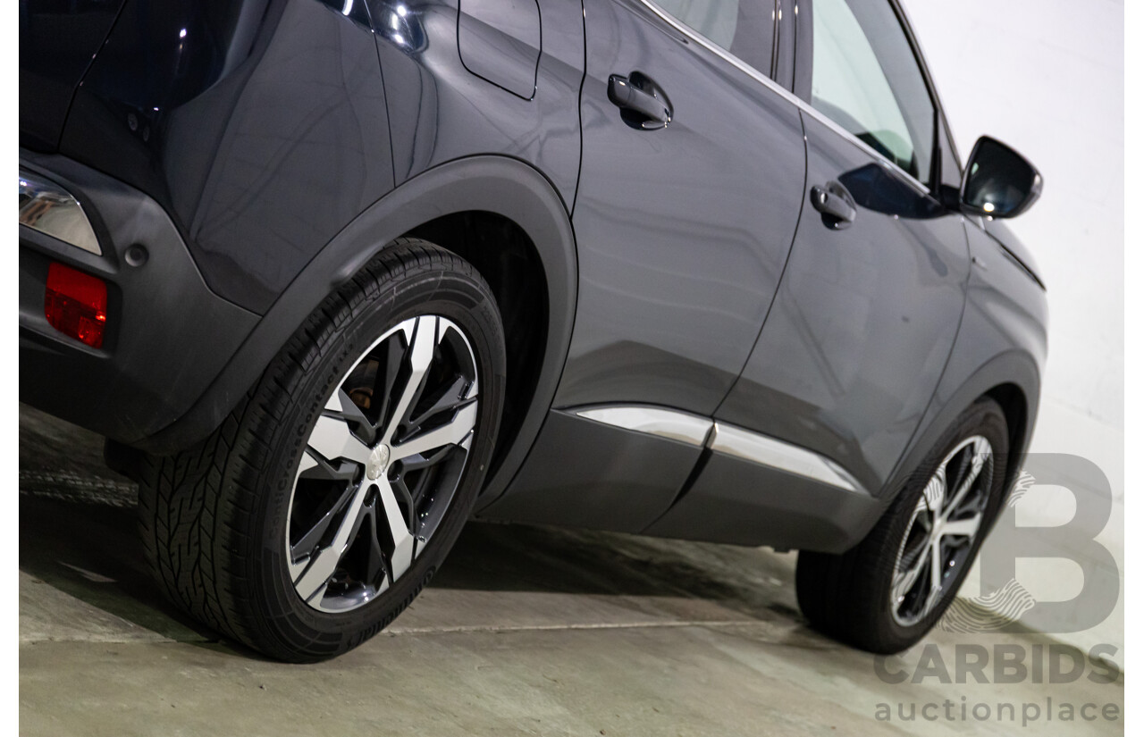 08/2017 Peugeot 3008 GT Line (FWD) P84 4d Wagon Cumulus Grey Metallic Turbo 1.6L