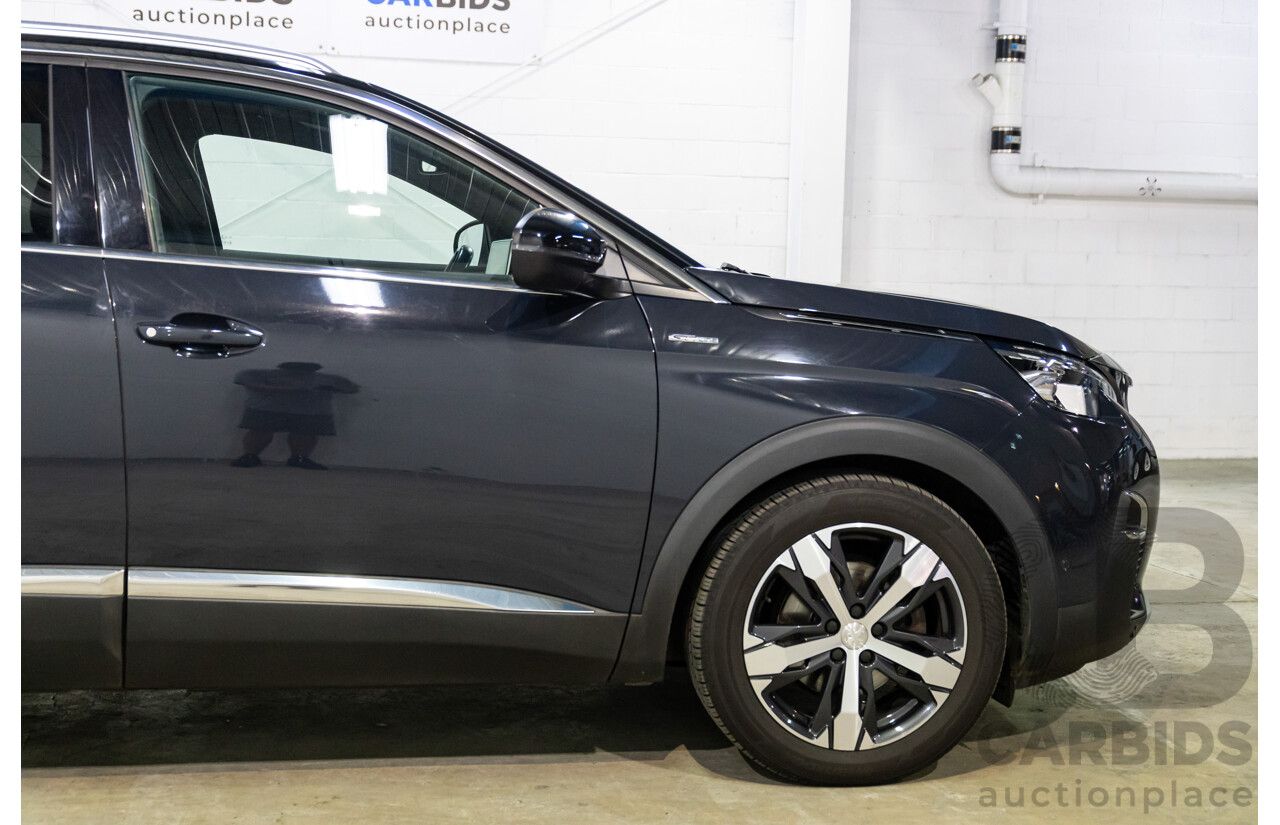 08/2017 Peugeot 3008 GT Line (FWD) P84 4d Wagon Cumulus Grey Metallic Turbo 1.6L