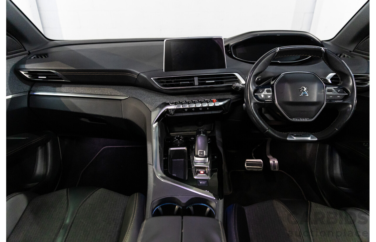 08/2017 Peugeot 3008 GT Line (FWD) P84 4d Wagon Cumulus Grey Metallic Turbo 1.6L