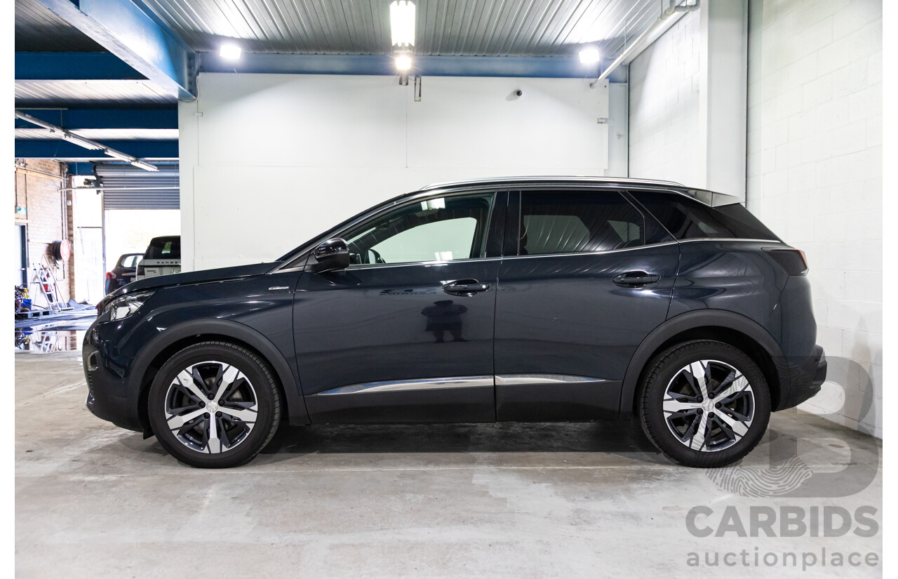 08/2017 Peugeot 3008 GT Line (FWD) P84 4d Wagon Cumulus Grey Metallic Turbo 1.6L