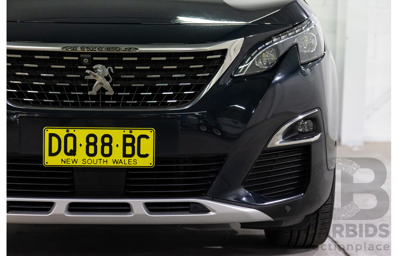 08/2017 Peugeot 3008 GT Line (FWD) P84 4d Wagon Cumulus Grey Metallic Turbo 1.6L