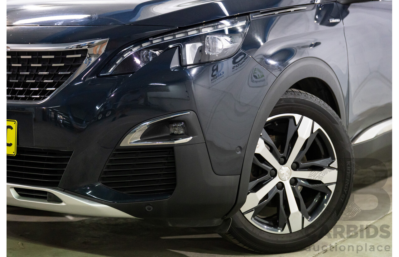 08/2017 Peugeot 3008 GT Line (FWD) P84 4d Wagon Cumulus Grey Metallic Turbo 1.6L