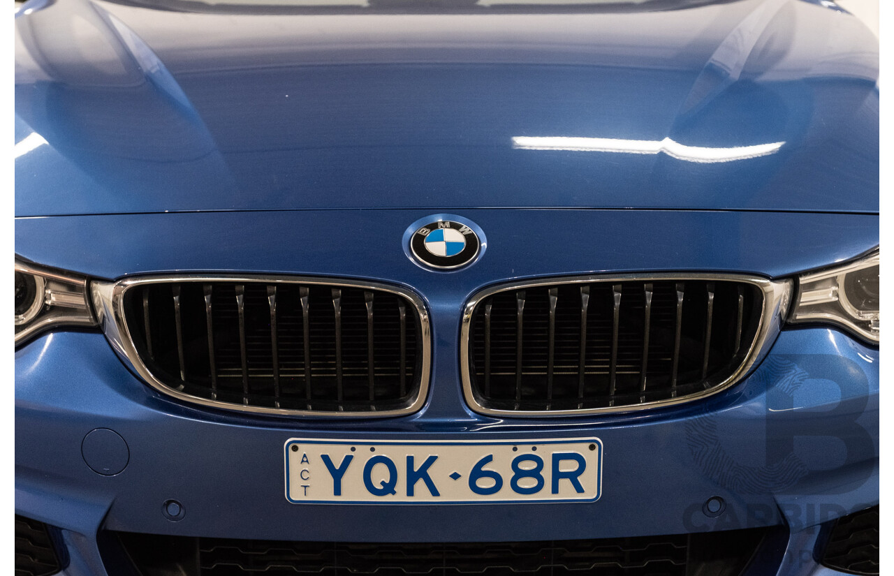 10/2014 BMW 420d M Sport F33 2d Convertible Estoril Blue Metallic Turbo Diesel 2.0L