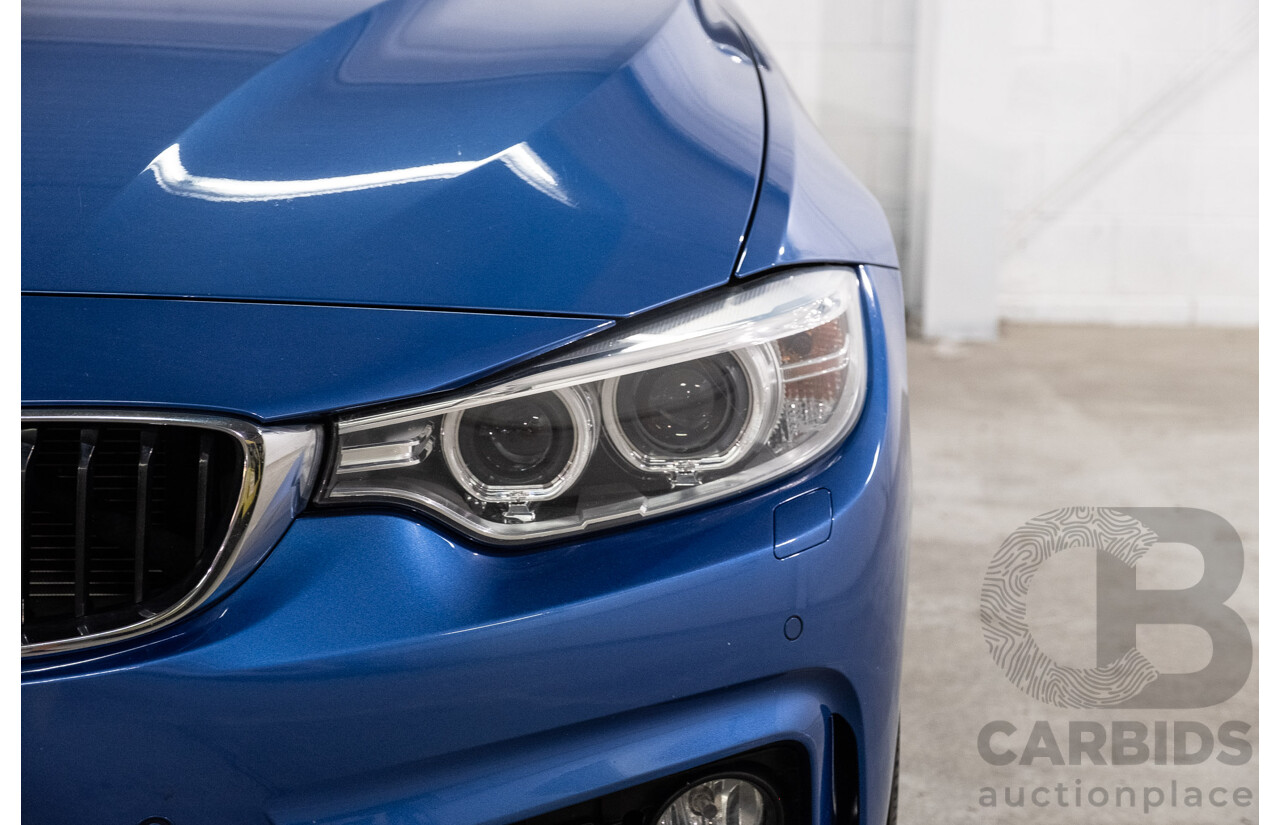 10/2014 BMW 420d M Sport F33 2d Convertible Estoril Blue Metallic Turbo Diesel 2.0L
