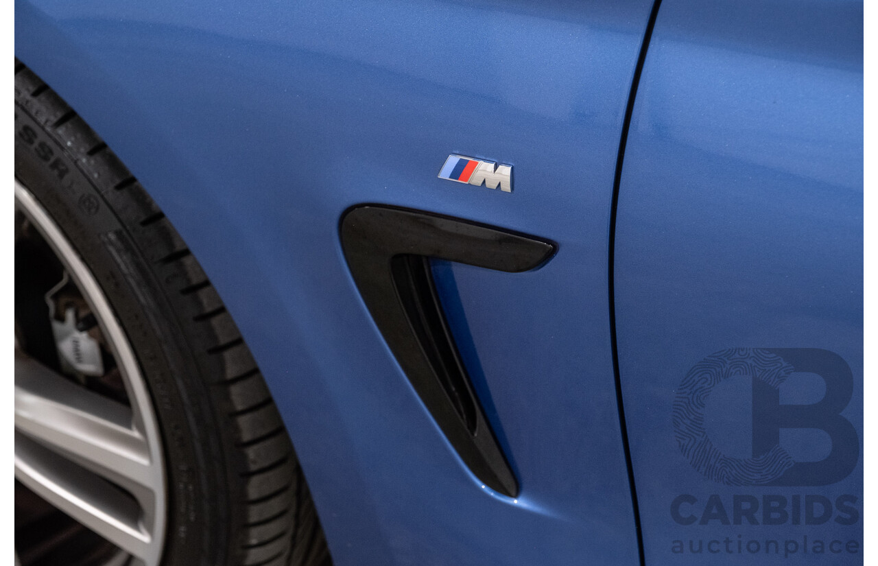 10/2014 BMW 420d M Sport F33 2d Convertible Estoril Blue Metallic Turbo Diesel 2.0L