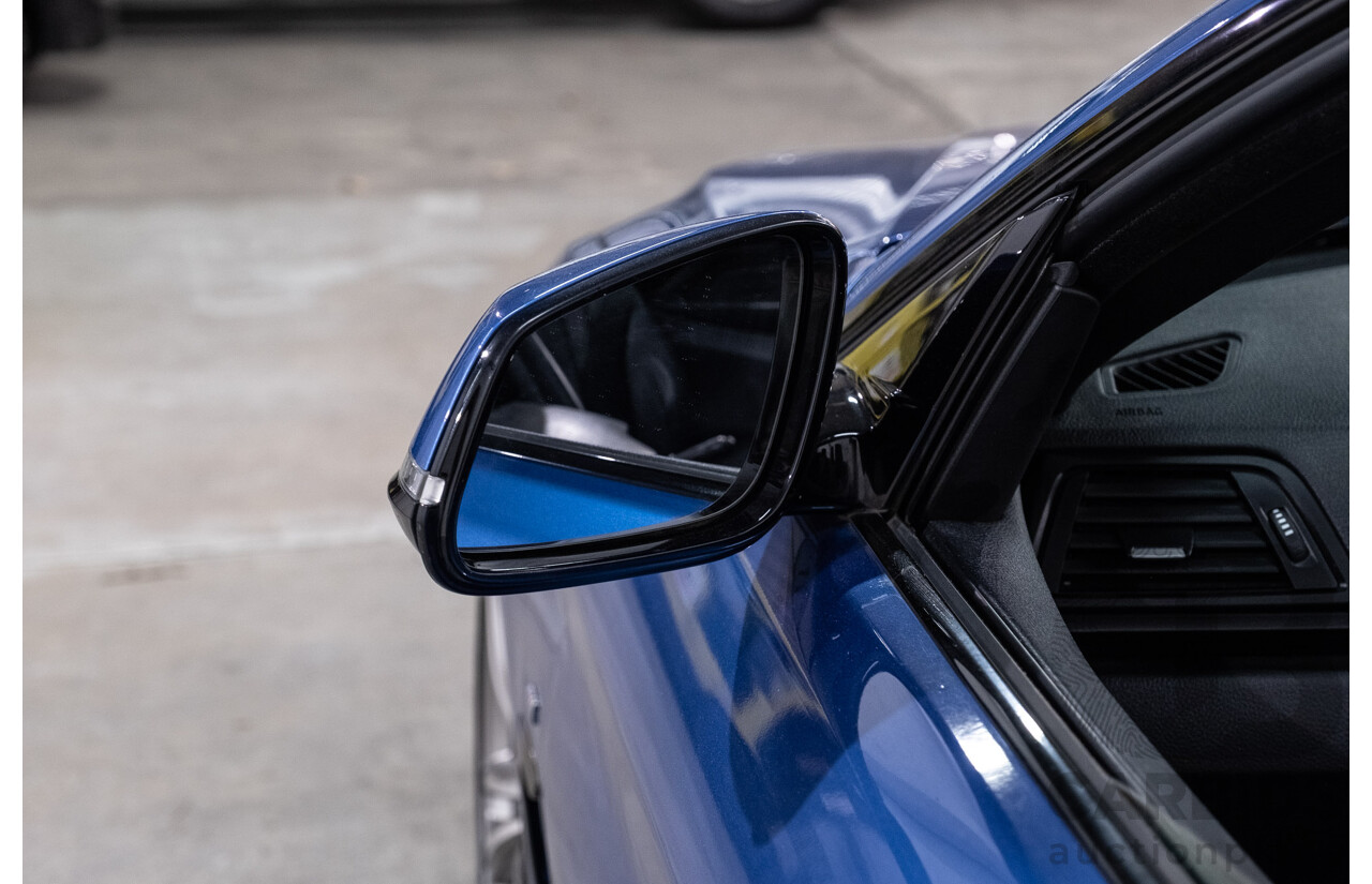 10/2014 BMW 420d M Sport F33 2d Convertible Estoril Blue Metallic Turbo Diesel 2.0L