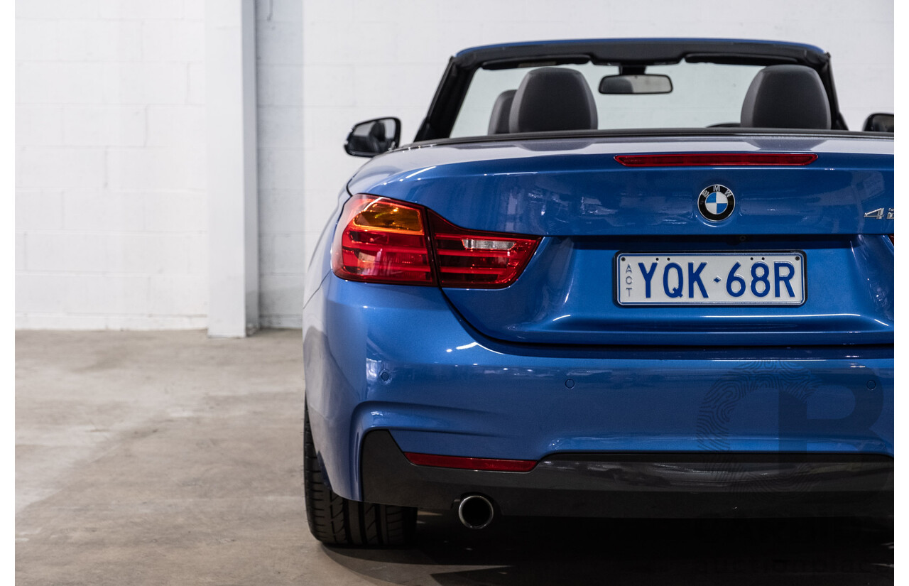 10/2014 BMW 420d M Sport F33 2d Convertible Estoril Blue Metallic Turbo Diesel 2.0L