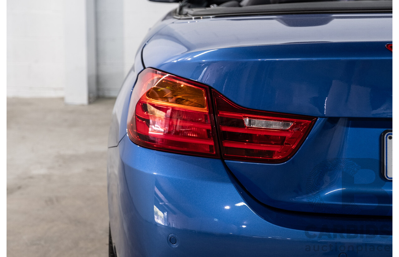 10/2014 BMW 420d M Sport F33 2d Convertible Estoril Blue Metallic Turbo Diesel 2.0L