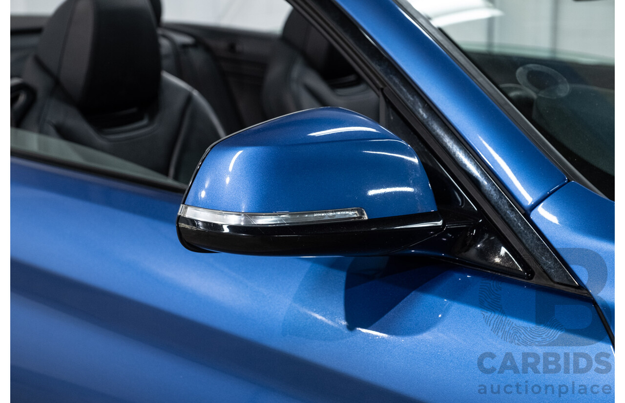 10/2014 BMW 420d M Sport F33 2d Convertible Estoril Blue Metallic Turbo Diesel 2.0L
