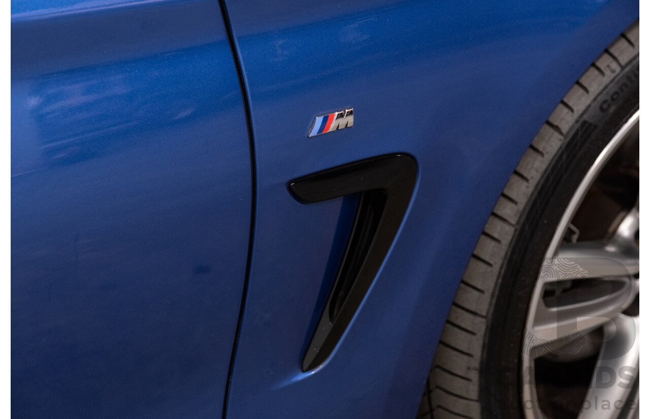 10/2014 BMW 420d M Sport F33 2d Convertible Estoril Blue Metallic Turbo Diesel 2.0L