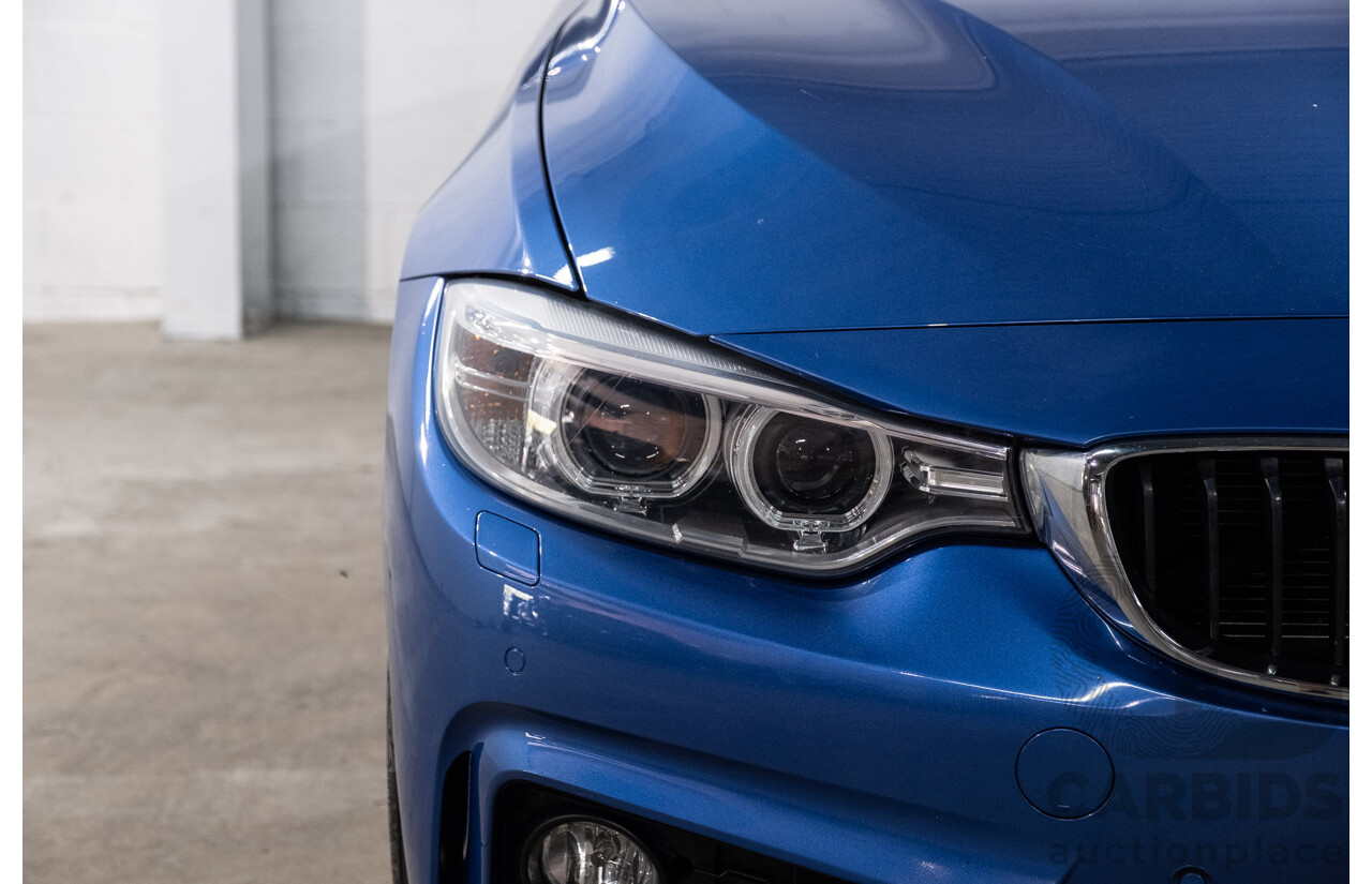 10/2014 BMW 420d M Sport F33 2d Convertible Estoril Blue Metallic Turbo Diesel 2.0L