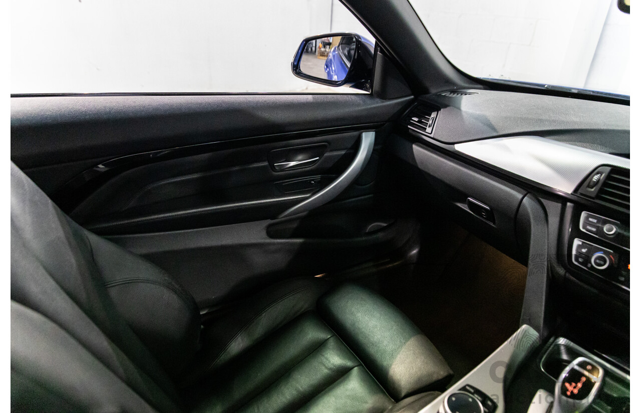 10/2014 BMW 420d M Sport F33 2d Convertible Estoril Blue Metallic Turbo Diesel 2.0L