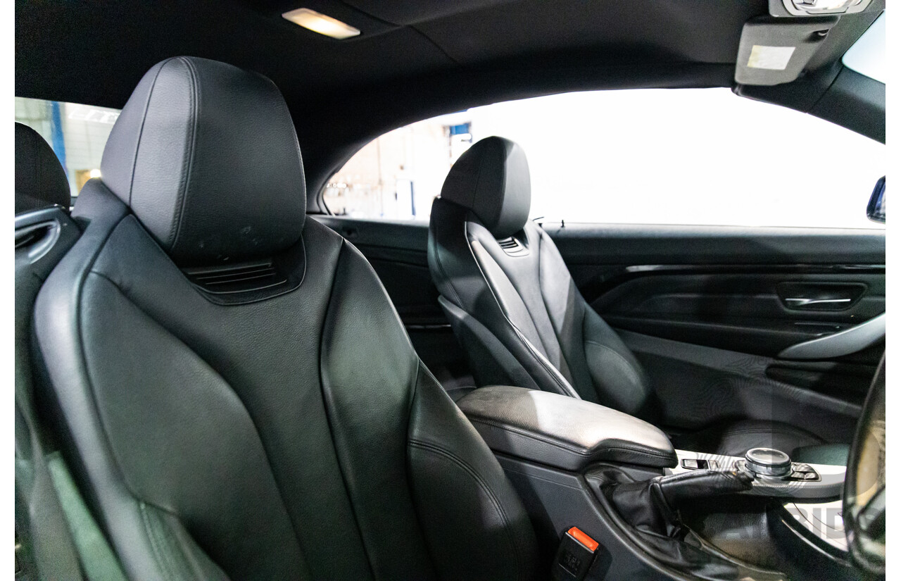 10/2014 BMW 420d M Sport F33 2d Convertible Estoril Blue Metallic Turbo Diesel 2.0L