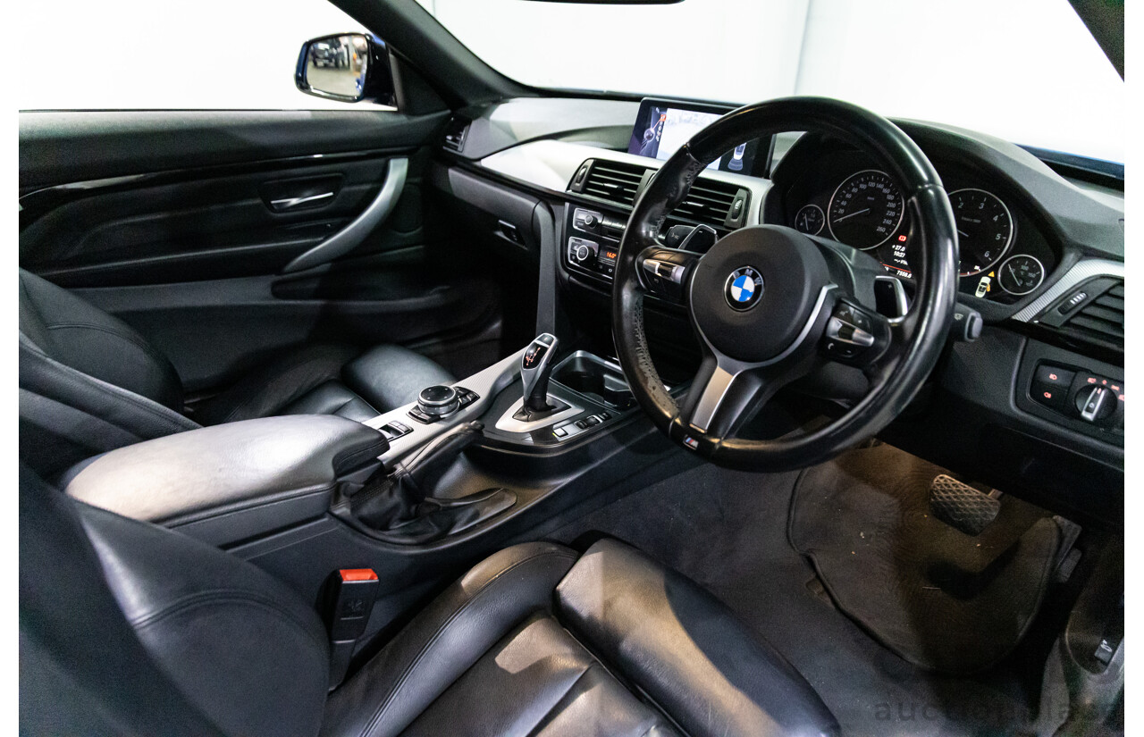 10/2014 BMW 420d M Sport F33 2d Convertible Estoril Blue Metallic Turbo Diesel 2.0L