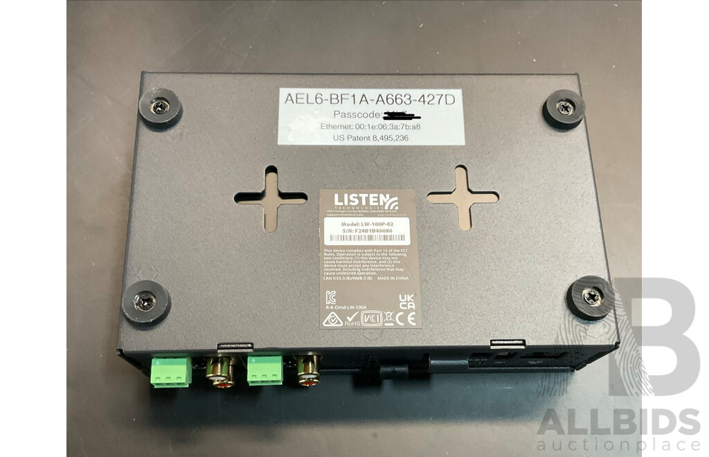 Listen LW-100P-02 Listen Everywhere 2-Channel Server