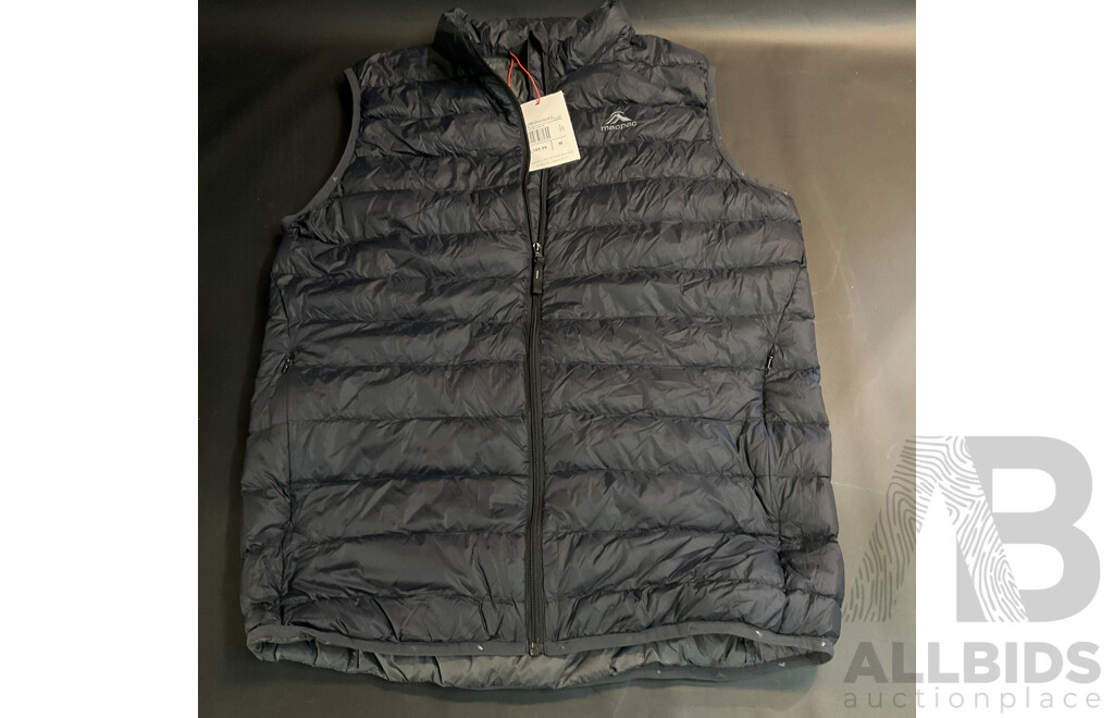 MACPAC Uber Light Down Vest V2 - Black - Size M - ORP$ 189.99