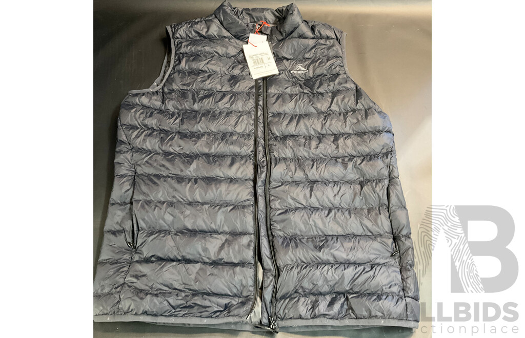 MACPAC Uber Light Down Vest V2 - Black - Size L - ORP$ 189.99