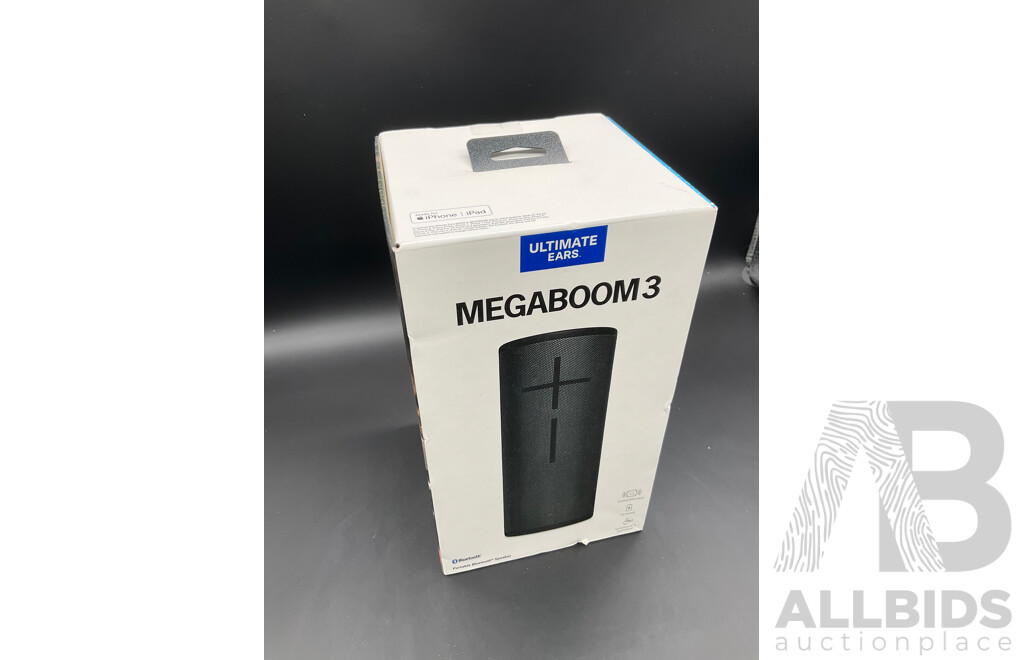 ULTIMATE EARS MegaBoom3 Portable Bluetooth Speaker - Black