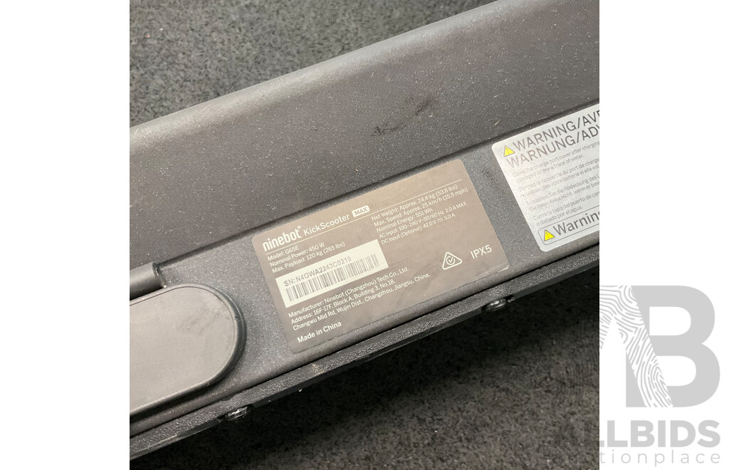 Ninebot Kickscooter MAX G65E