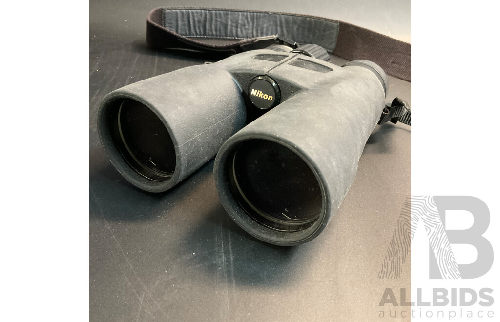 Nikon Prostaff P511 12x50 Binoculars &  Assorted Batteries