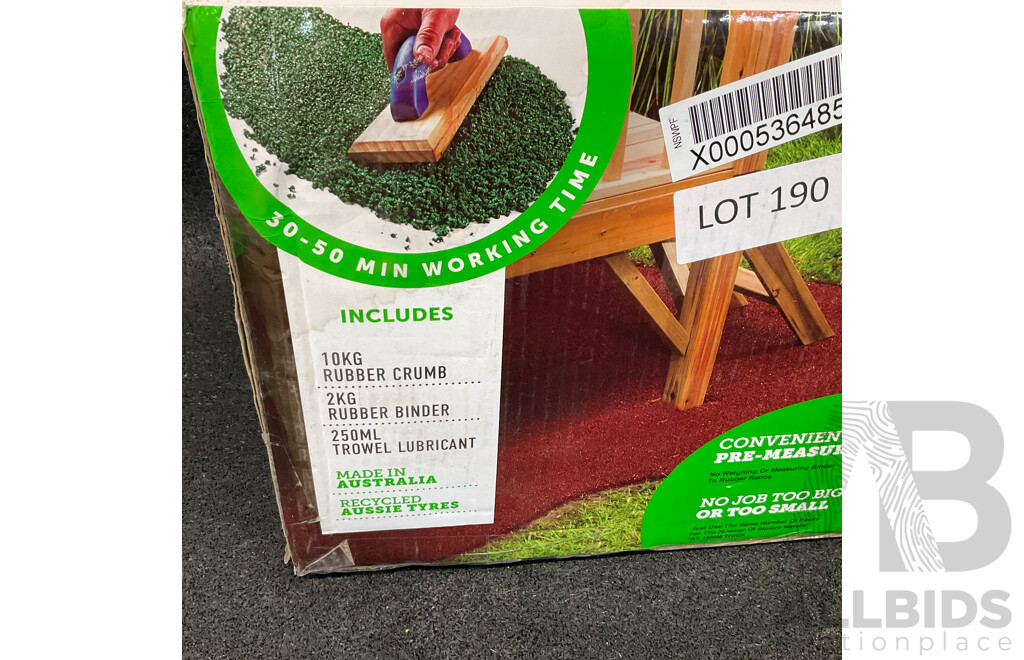 Pour in Place Forest Green Wetpour Rubber Surfacing