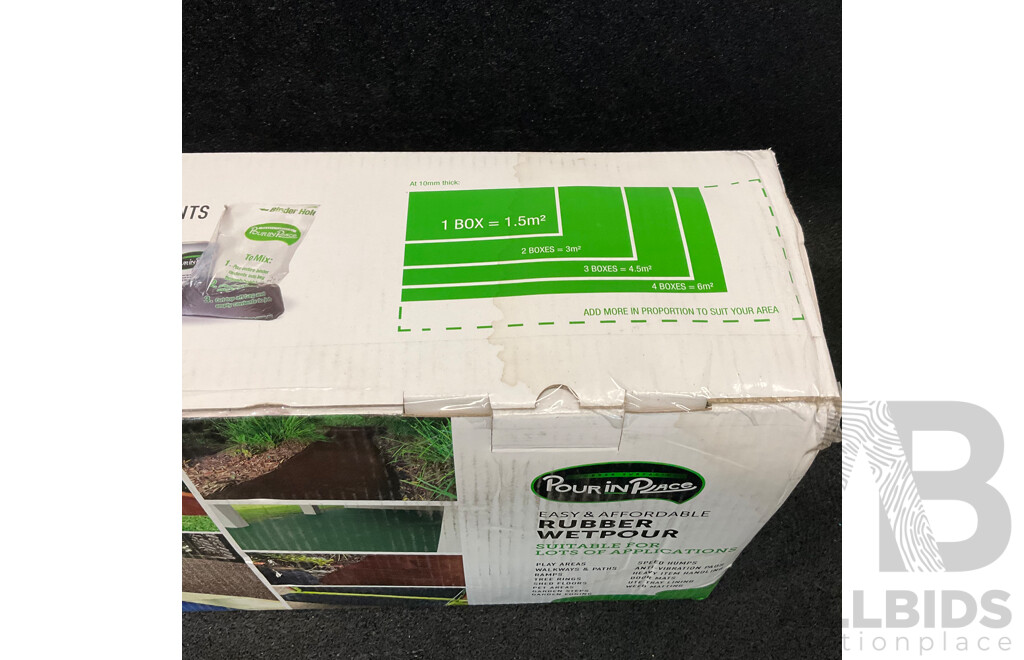 Pour in Place Forest Green Wetpour Rubber Surfacing