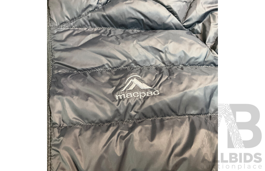 MACPAC Uber Hooded Jacket M V2 - Black - Size M - ORP$249.99