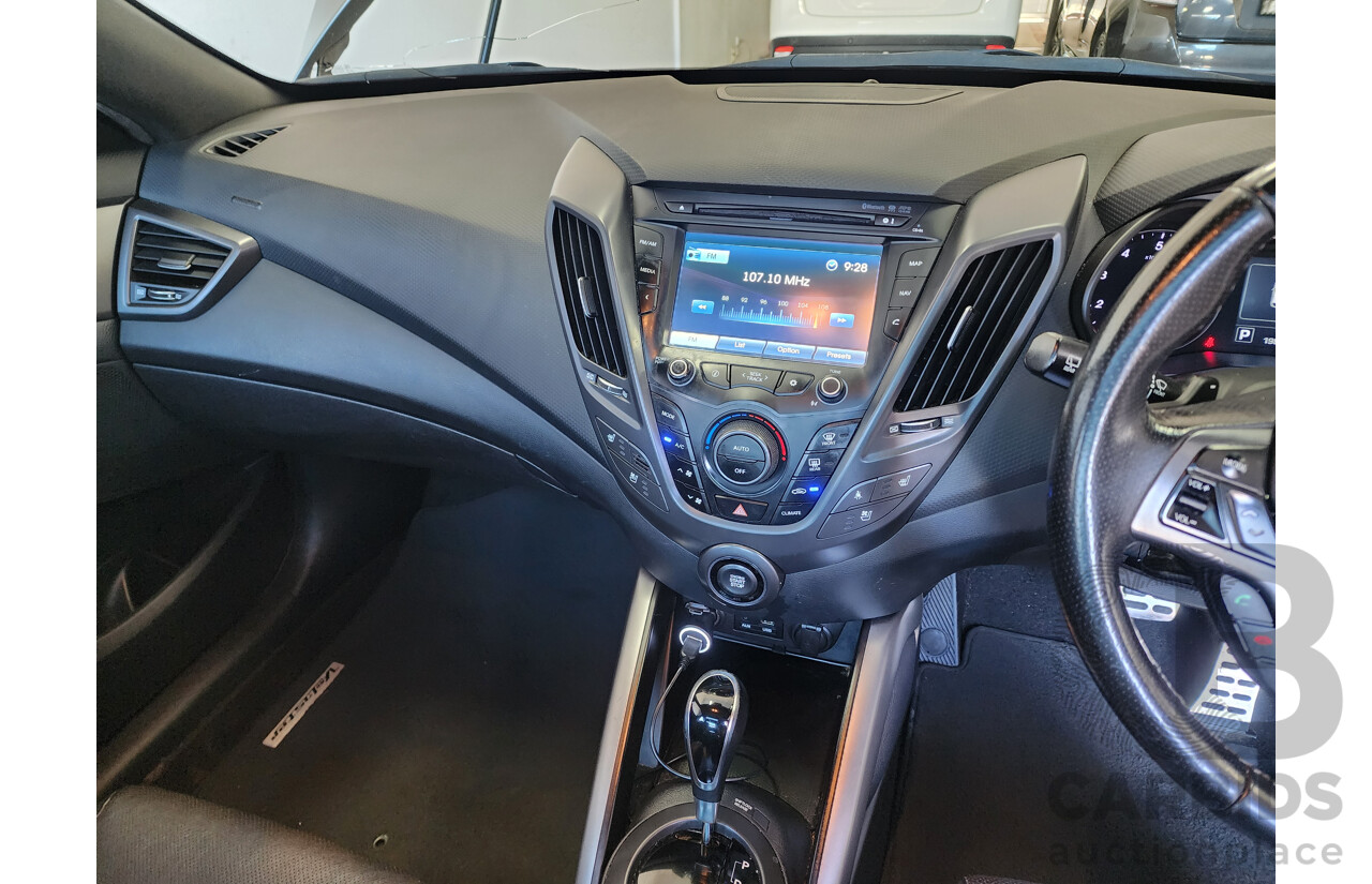 6/2016 Hyundai Veloster  FS4 SERIES 2 3d Coupe Grey 1.6L