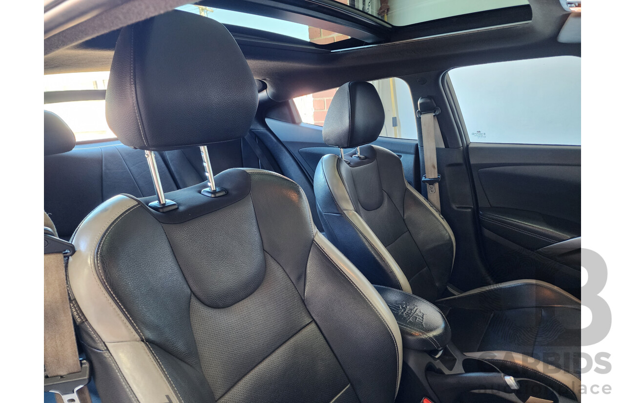 6/2016 Hyundai Veloster  FS4 SERIES 2 3d Coupe Grey 1.6L