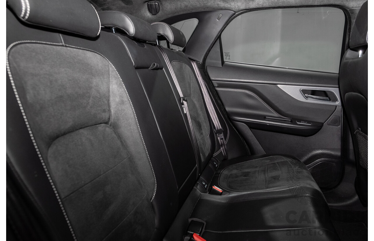 05/2018 Jaguar F-Pace 35t S (AWD 280kW) X761 MY18.5 4d Wagon Indus Silver Metallic Supercharged V6 3.0L