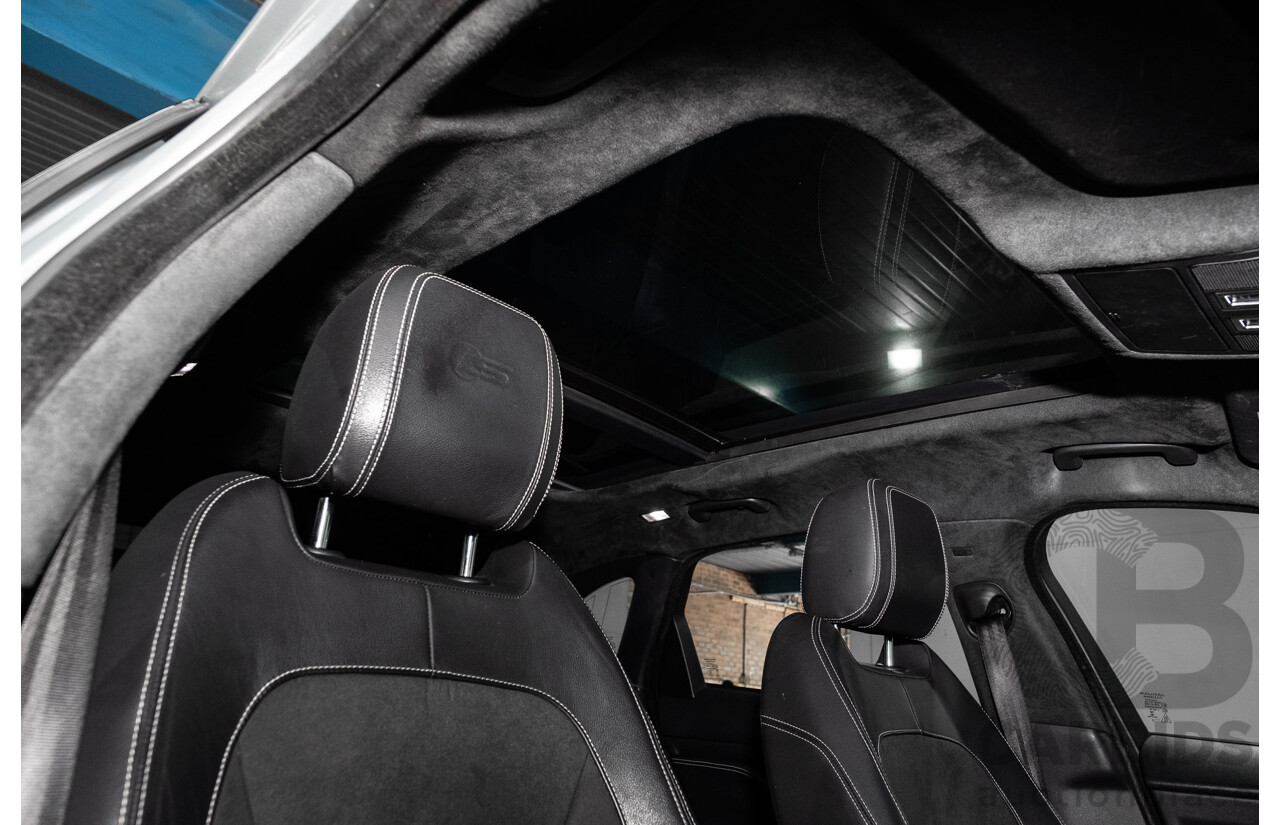 05/2018 Jaguar F-Pace 35t S (AWD 280kW) X761 MY18.5 4d Wagon Indus Silver Metallic Supercharged V6 3.0L