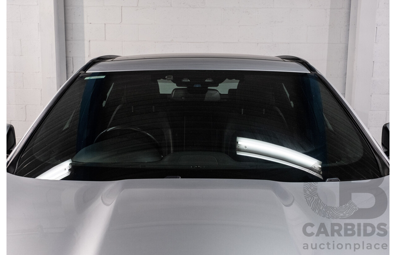 05/2018 Jaguar F-Pace 35t S (AWD 280kW) X761 MY18.5 4d Wagon Indus Silver Metallic Supercharged V6 3.0L