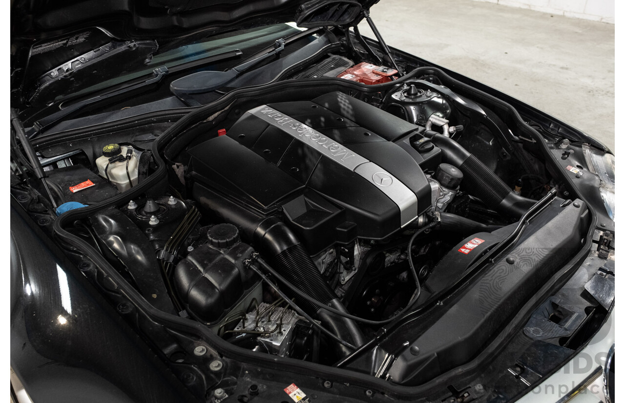 09/2005 Mercedes-Benz SL350 (RWD) R230 2D Convertible Obsidian Black Metallic V6 3.7L