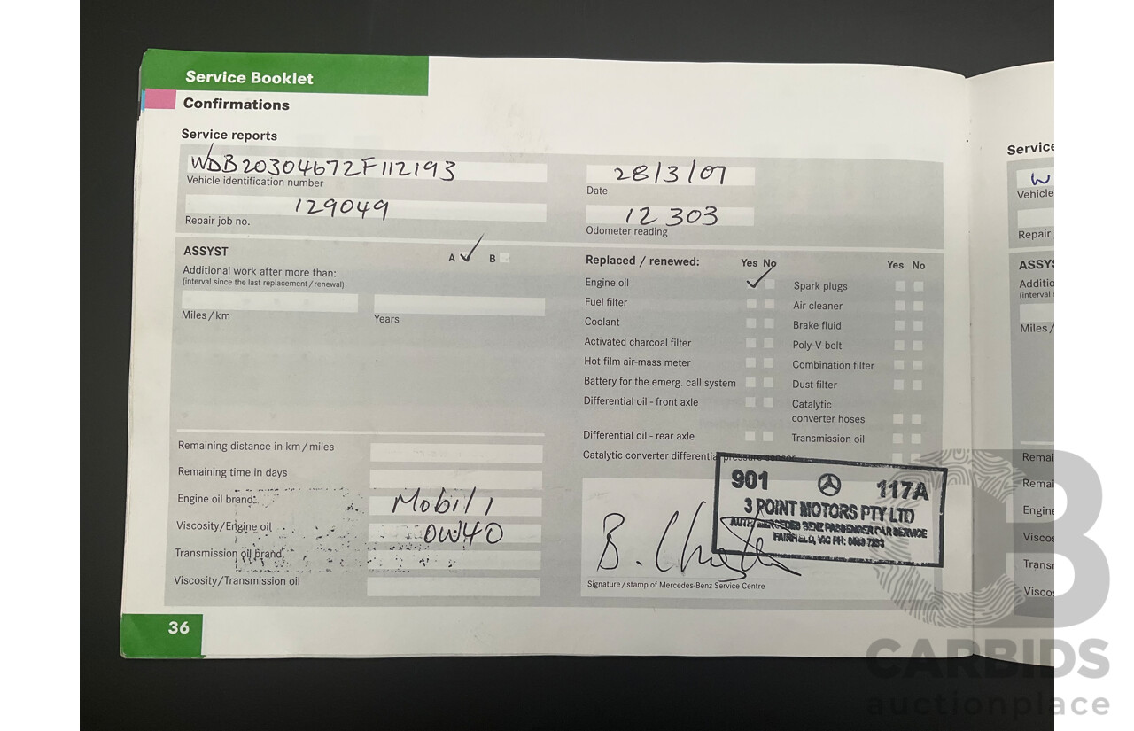 09/2005 Mercedes-Benz SL350 (RWD) R230 2D Convertible Obsidian Black Metallic V6 3.7L