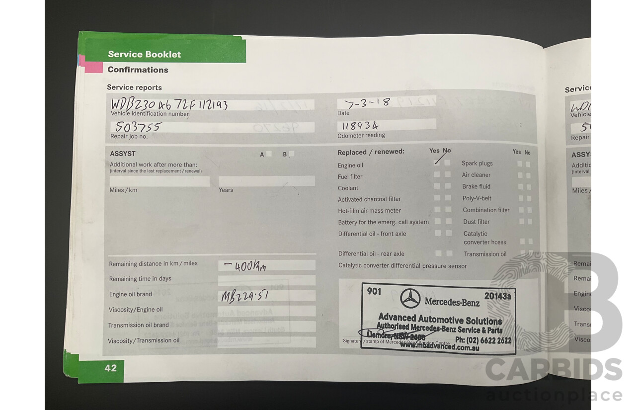 09/2005 Mercedes-Benz SL350 (RWD) R230 2D Convertible Obsidian Black Metallic V6 3.7L