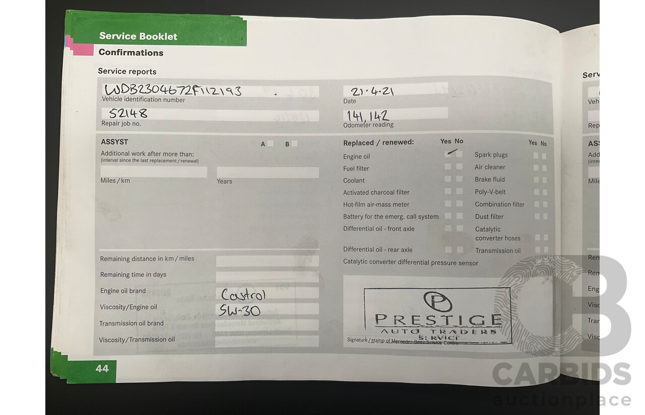 09/2005 Mercedes-Benz SL350 (RWD) R230 2D Convertible Obsidian Black Metallic V6 3.7L